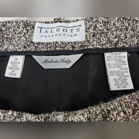 Talbots Collections Soft Viscose Wool Blend Trousers Sz14 - Picture 4 of 7
